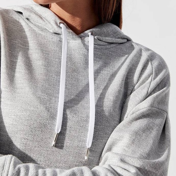 ALALA Silver Terry Hoodie / sweatshirt size S - Picture 4 of 6